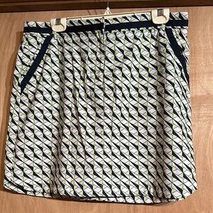 N vo lanctot Geometric Patterned Women's Skort